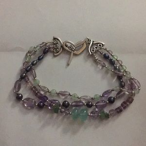 Beautiful semi precious stone bracelet